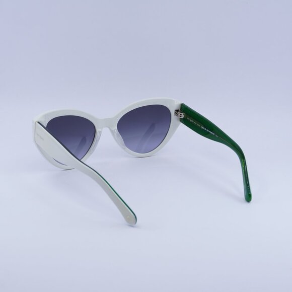 Kate Spade PAISLEIGH/S 0VK6 9O Sunglasses - White Frame, Grey Lenses